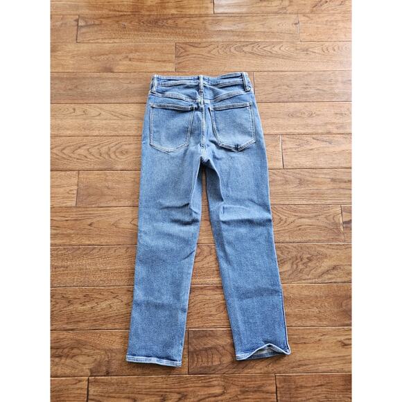 Madewell Curvy Stovepipe Jeans Women's Size 29 Blue Denim High Rise Medium Wash - Picture 8 of 10